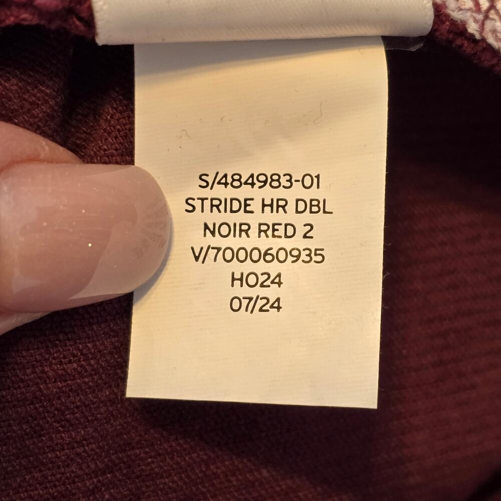 Gap Corduroy Pants Womens 16L Red High Stride Wide Leg High Rise Stretch Retro - Picture 5 of 11